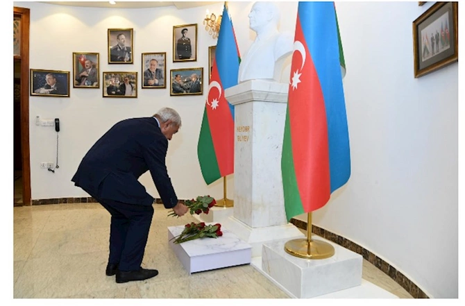 Ceyhun Bayramov Azərbaycanın İraqdakı səfirliyində olub — FOTOLAR