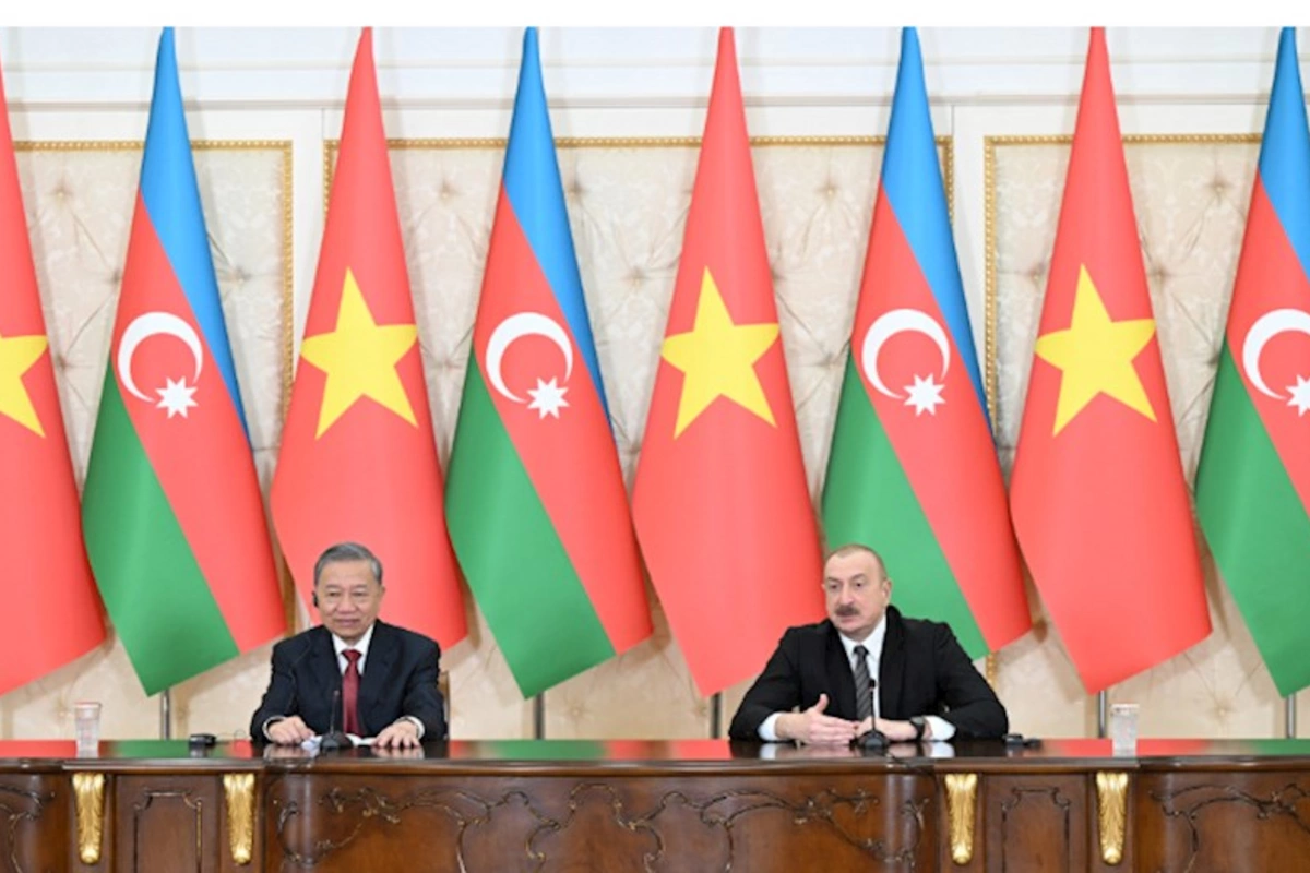 İlham Əliyev və To Lam mətbuata birgə bəyanatla çıxış ediblər — FOTOLAR (YENİLƏNİB)
