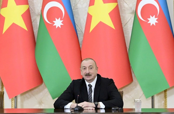 İlham Əliyev və To Lam mətbuata birgə bəyanatla çıxış ediblər — FOTOLAR (YENİLƏNİB)