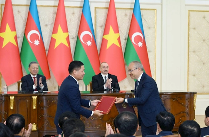 Azərbaycan ilə Vyetnam arasında imzalanmış sənədlərin mübadiləsi mərasimi keçirilib — (FOTOLAR) YENİLƏNİB