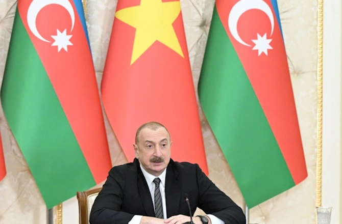 İlham Əliyev və To Lam mətbuata birgə bəyanatla çıxış ediblər — FOTOLAR (YENİLƏNİB)