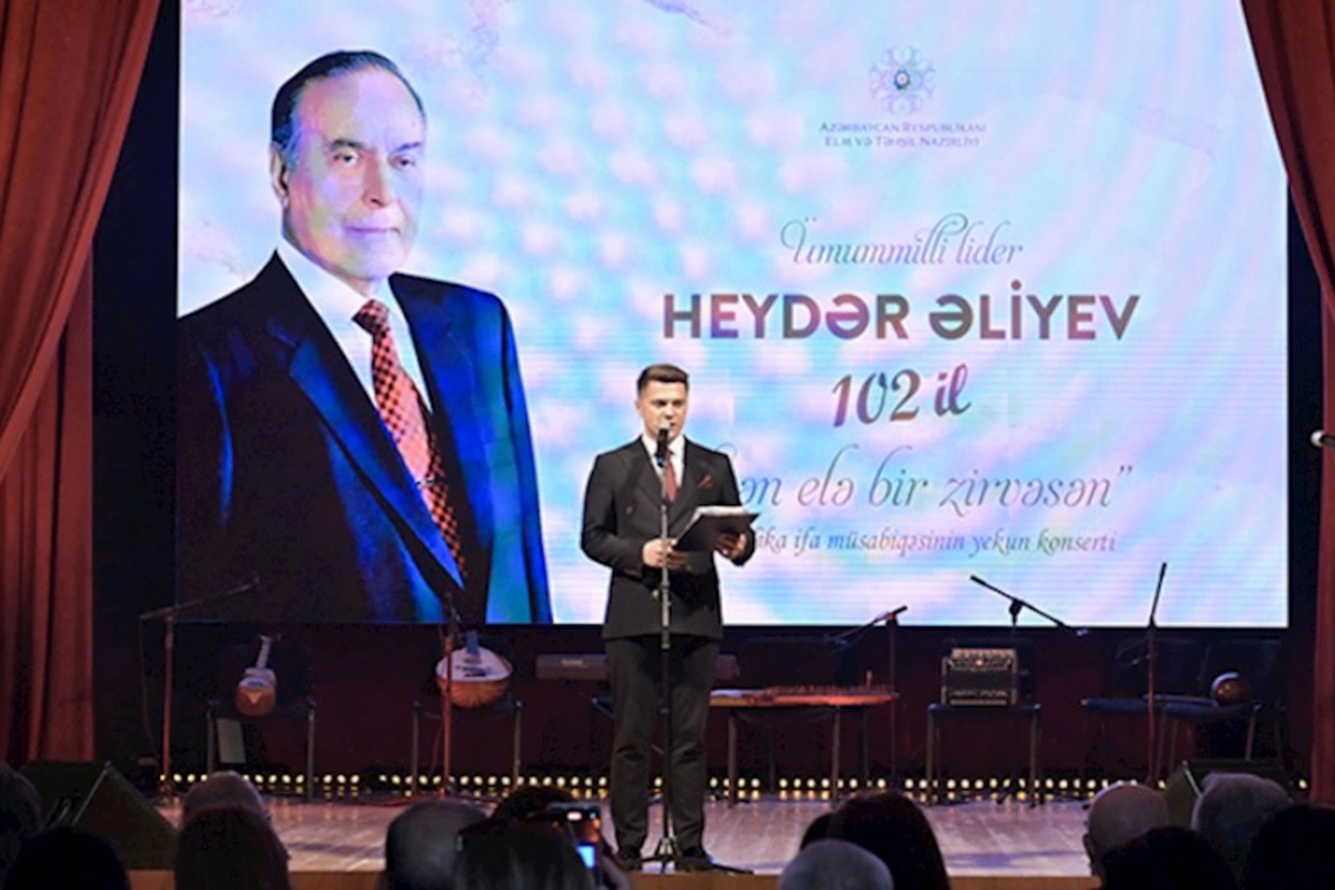 “Sən elə bir zirvəsən” respublika ifa müsabiqəsinin yekun konserti — FOTOLAR