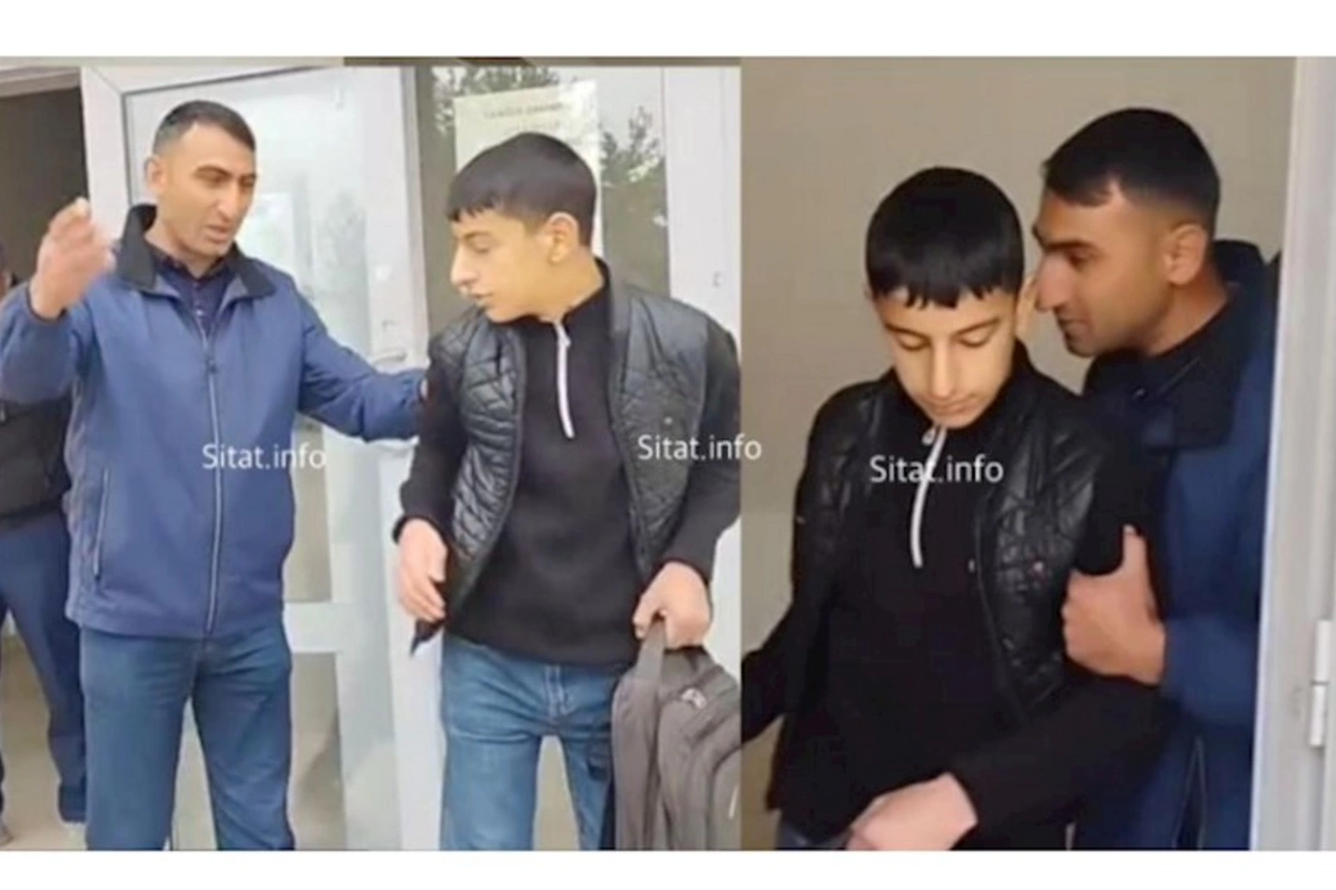 Direktor şagirdi 1 həftədir dərsə buraxmır: Məktəbdə qalmaqal — VİDEO