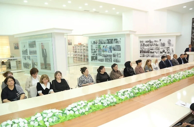 Hacıqabulda Heydər Əliyev və Azərbaycan Konstitusiyası adlı dəyirmi masa keçirildi — FOTOLAR Hacıqabulda Heydər Əliyev və Azərbaycan Konstitusiyası adlı dəyirmi masa keçirildi — FOTOLAR