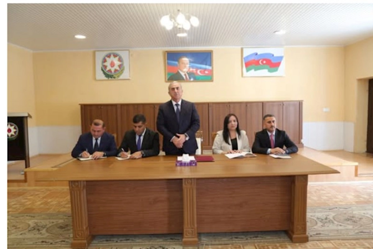 Hacıqabul RİH-də növbəti vətəndaş qəbulu keçirilib — FOTOLAR