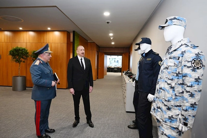 Prezident DGK-nın yeni binasının açılışında — FOTOLAR
