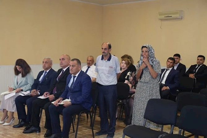 Hacıqabul RİH-də növbəti vətəndaş qəbulu keçirilib — FOTOLAR