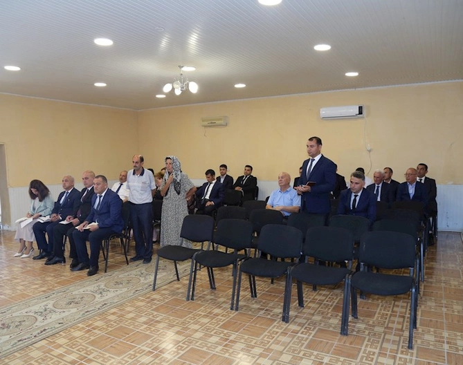 Hacıqabul RİH-də növbəti vətəndaş qəbulu keçirilib — FOTOLAR