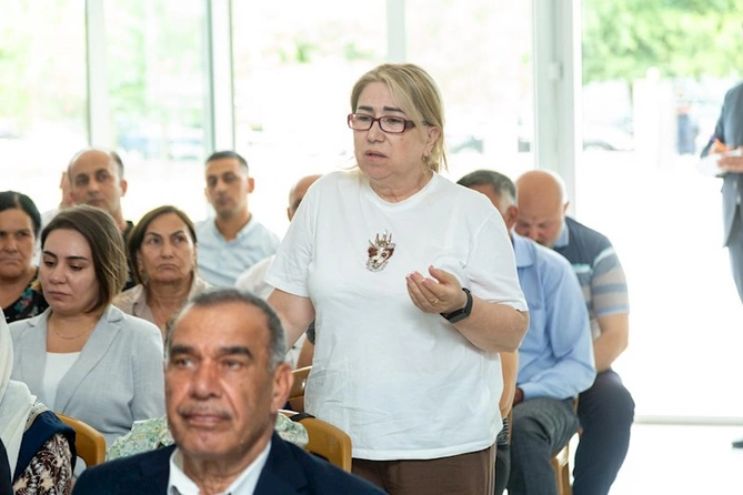 Rüstəm Xəlilov səyyar görüşləri davam etdirir — FOTOLAR