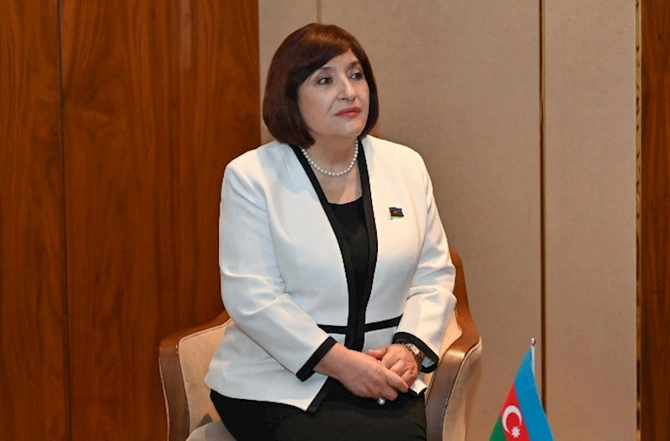 Milli Məclisin Özbəkistan parlamentinin hər iki palatası ilə əlaqələri müzakirə olunub — FOTOLAR
