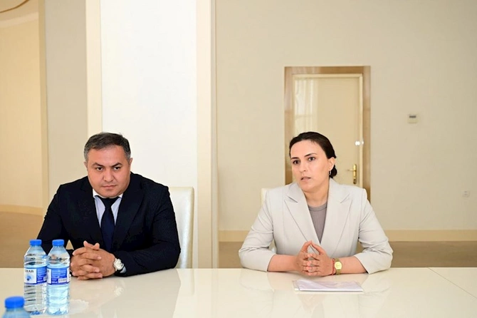 Mədəniyyət naziri Adil Kərimli Göygöl rayonunda vətəndaşların müraciətlərini dinləyib — FOTOLAR
