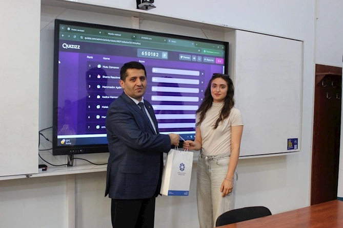 Əmanətlərin Sığortalanması Fondu Azərbaycan Dövlət İqtisad Universitetində təlim keçib — FOTOLAR Əmanətlərin Sığortalanması Fondu Azərbaycan Dövlət İqtisad Universitetində təlim keçib — FOTOLAR