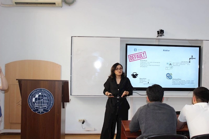 Əmanətlərin Sığortalanması Fondu Azərbaycan Dövlət İqtisad Universitetində təlim keçib — FOTOLAR Əmanətlərin Sığortalanması Fondu Azərbaycan Dövlət İqtisad Universitetində təlim keçib — FOTOLAR