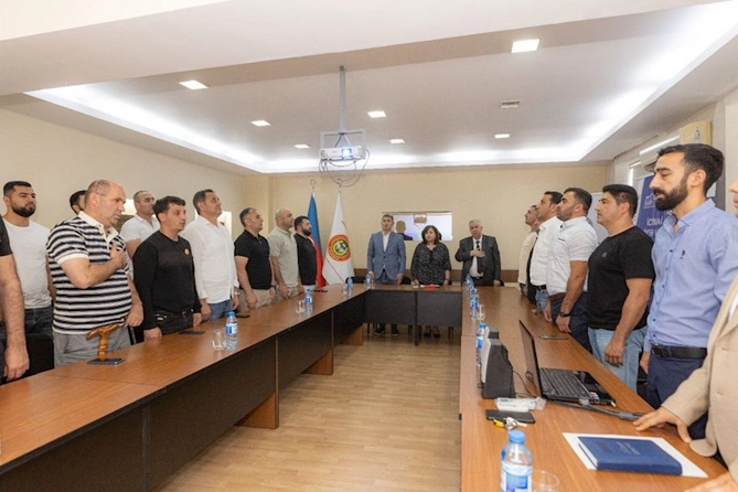 Müharibə veteranlarının iştirakı ilə “İnsan hüquqları və sağlam həyat tərzi” mövzusunda tədbir keçirilib — FOTOLAR Müharibə veteranlarının iştirakı ilə “İnsan hüquqları və sağlam həyat tərzi” mövzusunda tədbir keçirilib — FOTOLAR