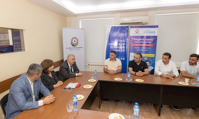 Müharibə veteranlarının iştirakı ilə “İnsan hüquqları və sağlam həyat tərzi” mövzusunda tədbir keçirilib — FOTOLAR Müharibə veteranlarının iştirakı ilə “İnsan hüquqları və sağlam həyat tərzi” mövzusunda tədbir keçirilib — FOTOLAR