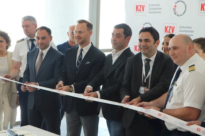 AZAL Türkiyənin Çukurova Beynəlxalq Hava Limanına ilk reysini həyata keçirib — FOTOLAR AZAL Türkiyənin Çukurova Beynəlxalq Hava Limanına ilk reysini həyata keçirib — FOTOLAR