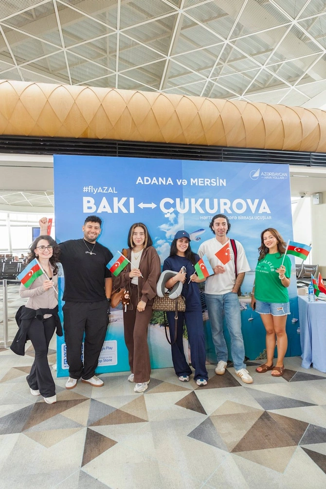 AZAL Türkiyənin Çukurova Beynəlxalq Hava Limanına ilk reysini həyata keçirib — FOTOLAR AZAL Türkiyənin Çukurova Beynəlxalq Hava Limanına ilk reysini həyata keçirib — FOTOLAR