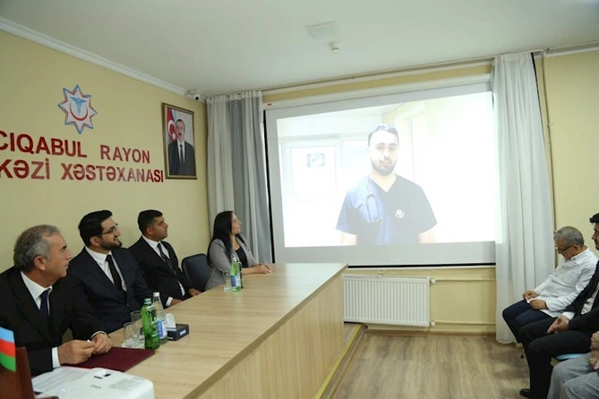 Hacıqabulda Tibb İşçilərinin Peşə Bayramı günü qeyd edildi — FOTOLAR