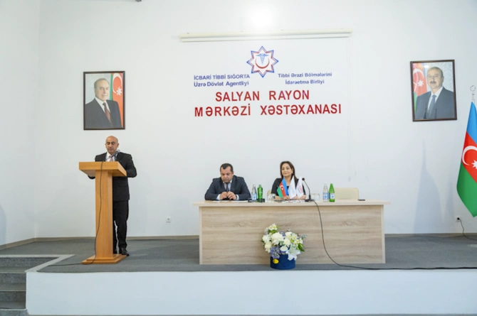 Salyanda tibb işçilərinin peşə bayramı qeyd olundu — FOTOLAR