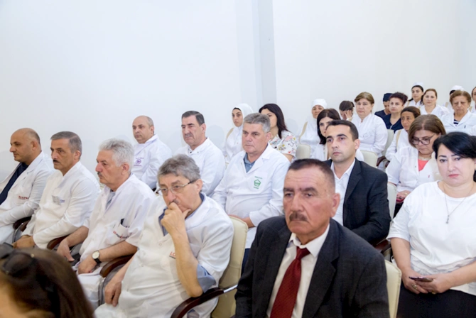 Salyanda tibb işçilərinin peşə bayramı qeyd olundu — FOTOLAR