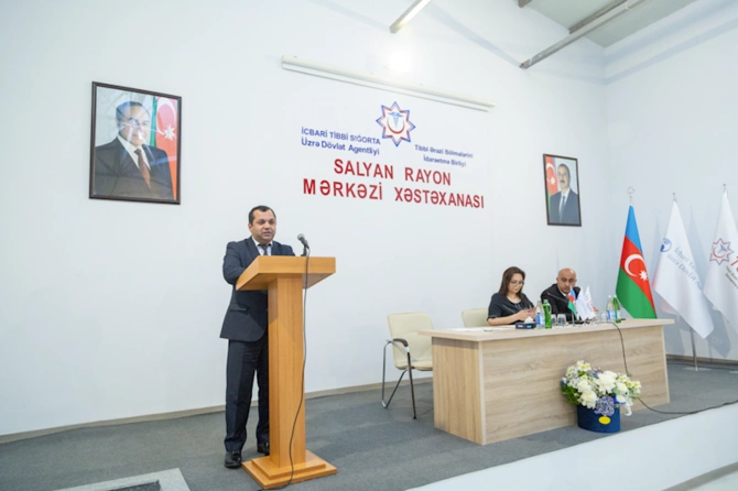 Salyanda tibb işçilərinin peşə bayramı qeyd olundu — FOTOLAR