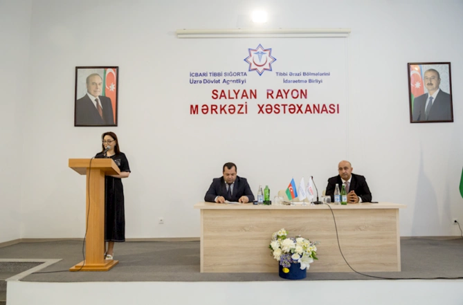 Salyanda tibb işçilərinin peşə bayramı qeyd olundu — FOTOLAR