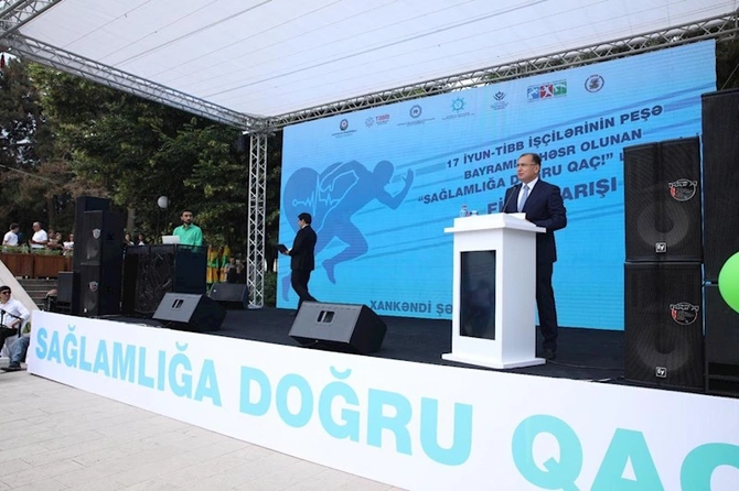 Xankəndidə Sağlamlığa doğru qaç! layihəsinin final mərhələsi keçirildi — FOTOLAR
