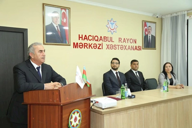 Hacıqabulda Tibb İşçilərinin Peşə Bayramı günü qeyd edildi — FOTOLAR