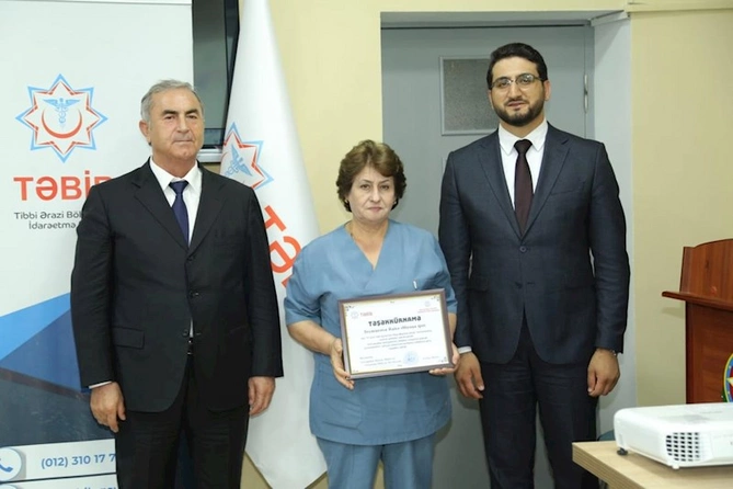 Hacıqabulda Tibb İşçilərinin Peşə Bayramı günü qeyd edildi — FOTOLAR