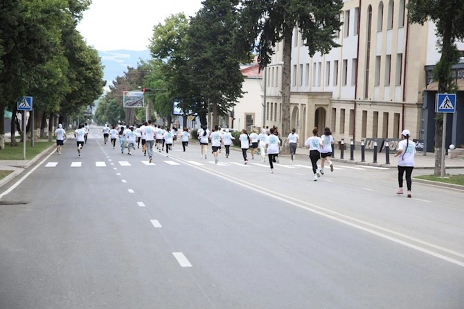 Xankəndidə Sağlamlığa doğru qaç! layihəsinin final mərhələsi keçirildi — FOTOLAR