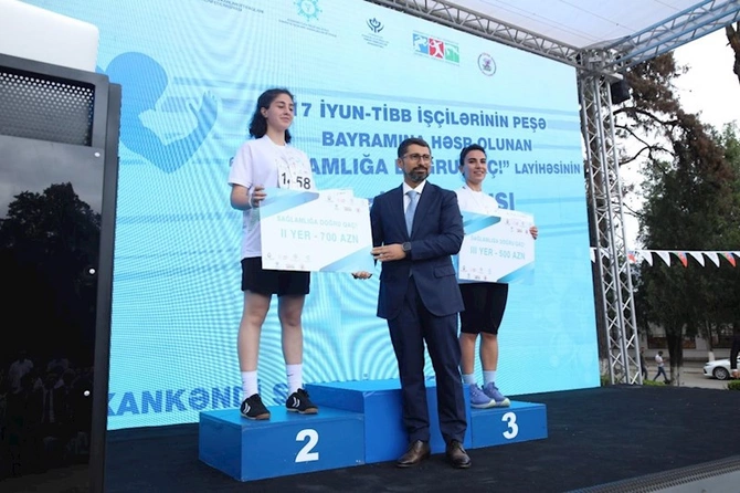 Xankəndidə Sağlamlığa doğru qaç! layihəsinin final mərhələsi keçirildi — FOTOLAR