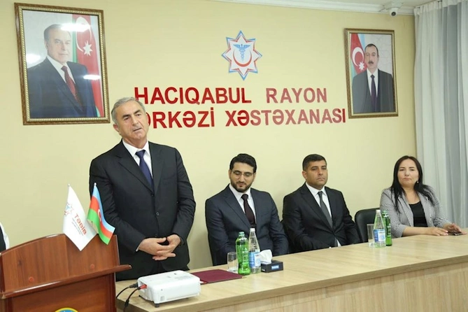 Hacıqabulda Tibb İşçilərinin Peşə Bayramı günü qeyd edildi — FOTOLAR