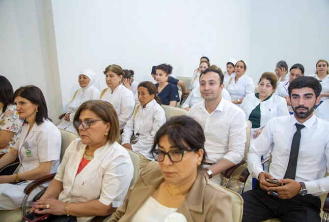 Salyanda tibb işçilərinin peşə bayramı qeyd olundu — FOTOLAR
