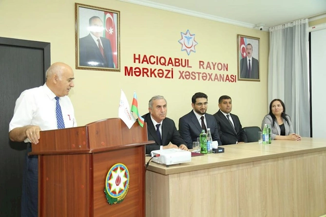 Hacıqabulda Tibb İşçilərinin Peşə Bayramı günü qeyd edildi — FOTOLAR