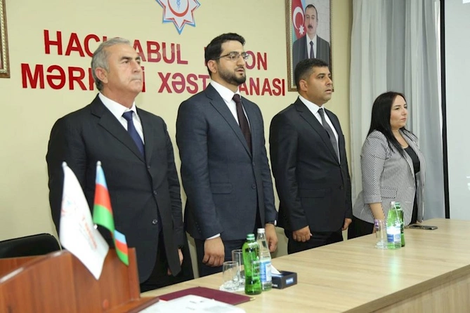 Hacıqabulda Tibb İşçilərinin Peşə Bayramı günü qeyd edildi — FOTOLAR