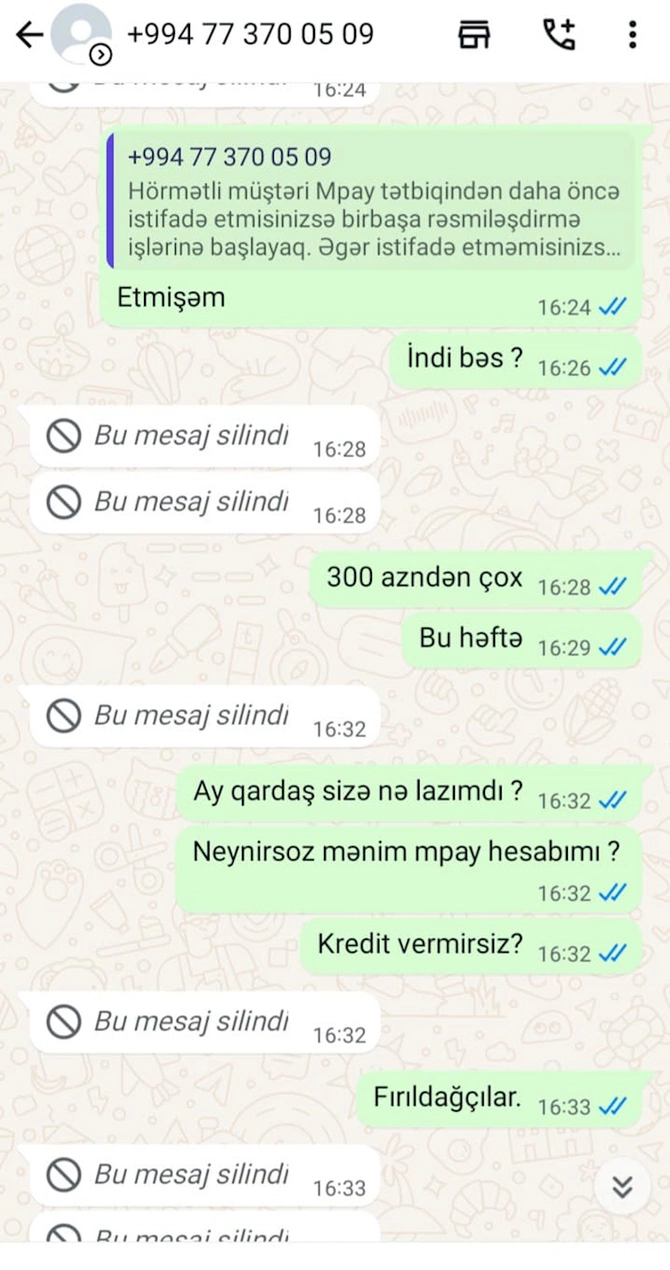 Sosial şəbəkələrdə kredit vermək adıyla insanları aldadırlar — FOTOLAR
