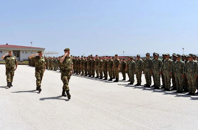 Hərbiçilərimiz Serbiyada beynəlxalq təlimdə — FOTOLAR