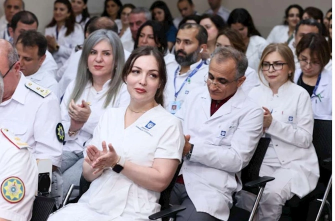 Tibb İşçilərinin Peşə Bayramı Günü münasibətilə tədbir keçirilib — FOTOLAR