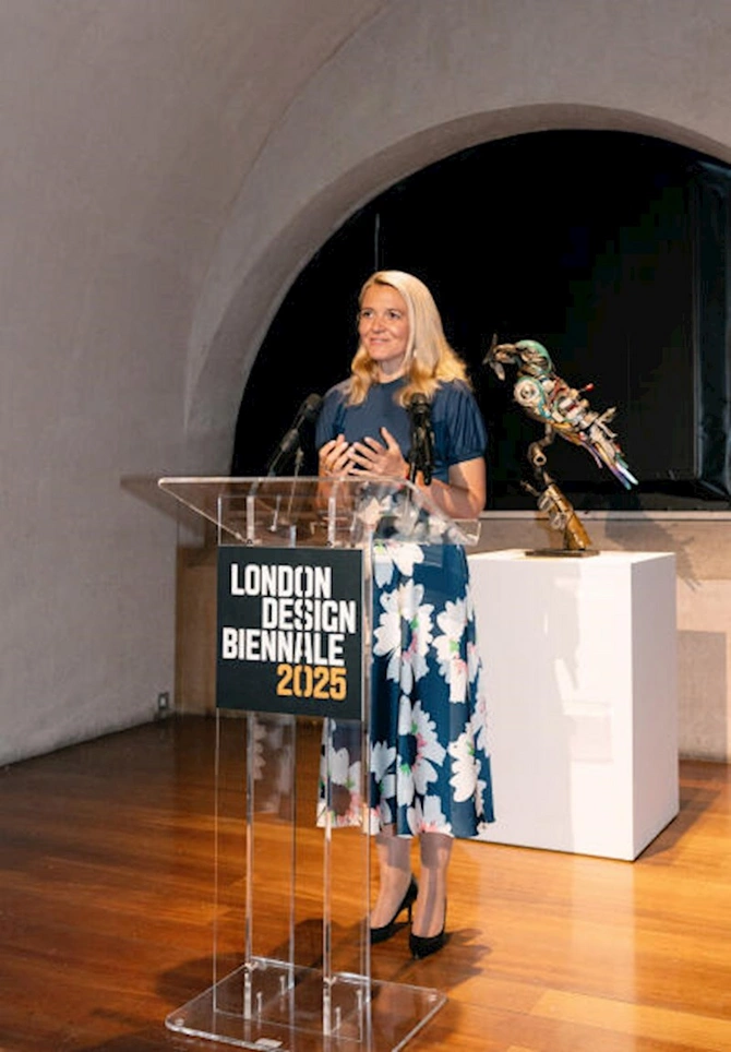 Leyla Əliyeva London Dizayn Biennalesində Azərbaycan MAMA Ana təbiət” sərgisində iştirak edib — FOTOLAR