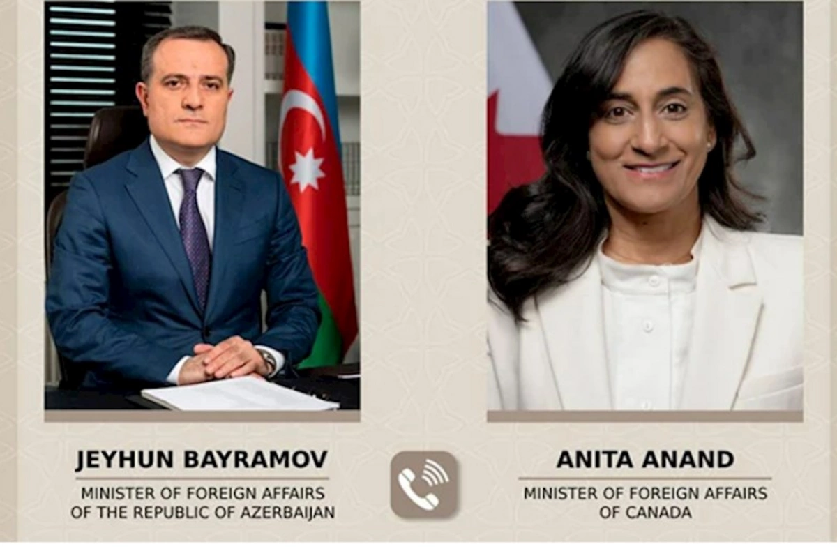 Ceyhun Bayramov kanadalı həmkarı ilə danışdı