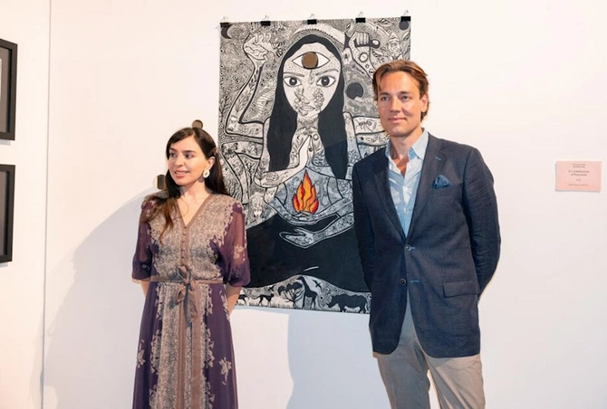 Leyla Əliyeva London Dizayn Biennalesində Azərbaycan MAMA Ana təbiət” sərgisində iştirak edib — FOTOLAR