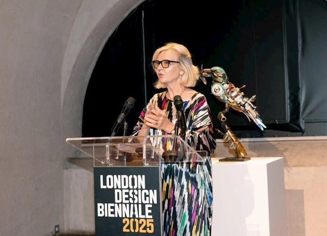 Leyla Əliyeva London Dizayn Biennalesində Azərbaycan MAMA Ana təbiət” sərgisində iştirak edib — FOTOLAR