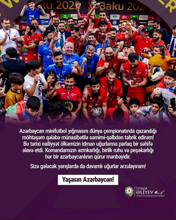 Prezidentdən millimizlə bağlı paylaşım — FOTO