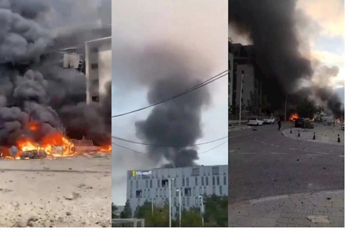 İran İsrailə superağır raket və PUA-larla yeni hücuma başladı