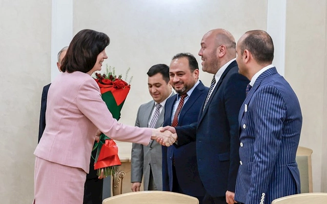 Belarus Parlamentinin sədri Azərbaycan-Belarus Gənclər Forumunun iştirakçılarını qəbul etdi — FOTOLAR Belarus Parlamentinin sədri Azərbaycan-Belarus Gənclər Forumunun iştirakçılarını qəbul etdi — FOTOLAR