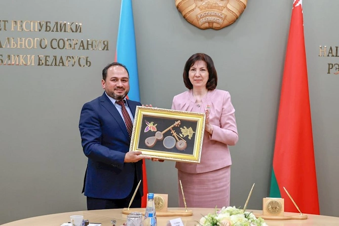 Belarus Parlamentinin sədri Azərbaycan-Belarus Gənclər Forumunun iştirakçılarını qəbul etdi — FOTOLAR Belarus Parlamentinin sədri Azərbaycan-Belarus Gənclər Forumunun iştirakçılarını qəbul etdi — FOTOLAR
