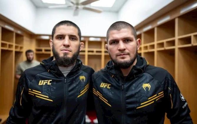 Həbib Nurmaqomedov Qurban Qurbanovla görüşdü — FOTO