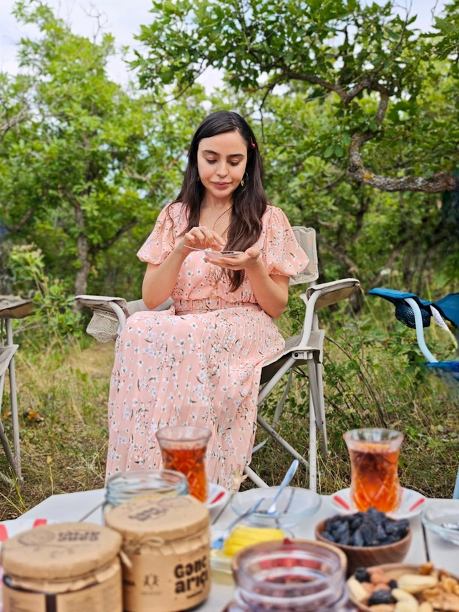 Leyla Əliyeva Xızıdan paylaşım etdi — FOTOLAR