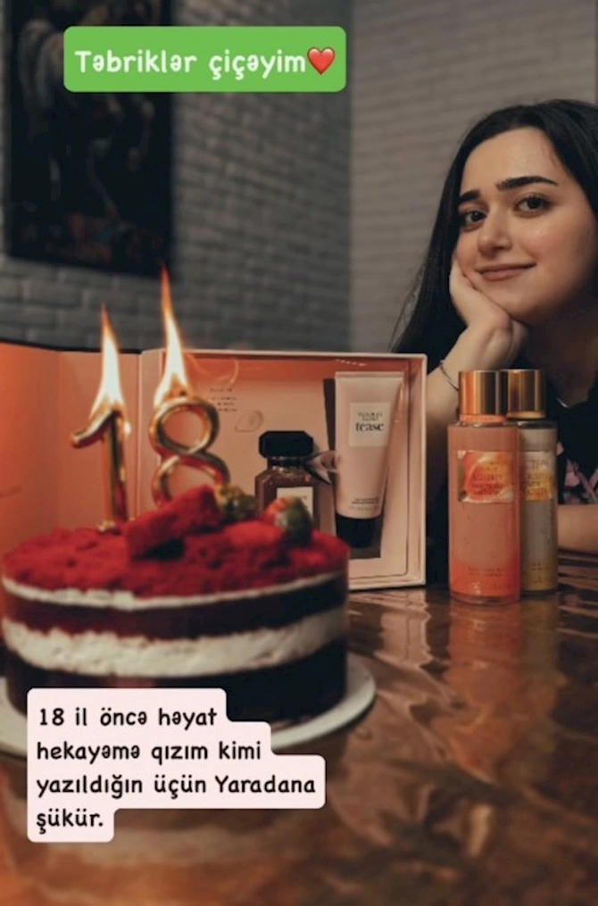 Ceyhunun 18 yaşlı qızı — FOTO