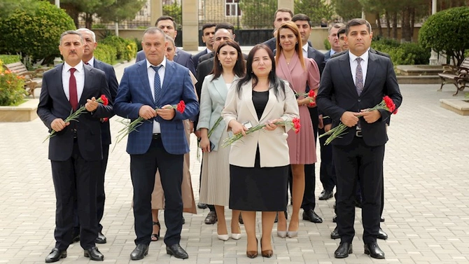 Hacıqabulda Dövlət Qulluqçularının Peşə bayramı qeyd olundu — FOTOLAR